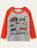Car Atlas Printed T-shirt - CCMOM