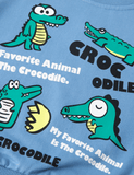 Cartoon Crocodile Printed Sweatshirt - CCMOM