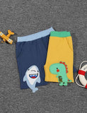 Cartoon Dinosaur Knitted Shorts - CCMOM