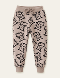 Cartoon Dinosaur Printed Sweatpants