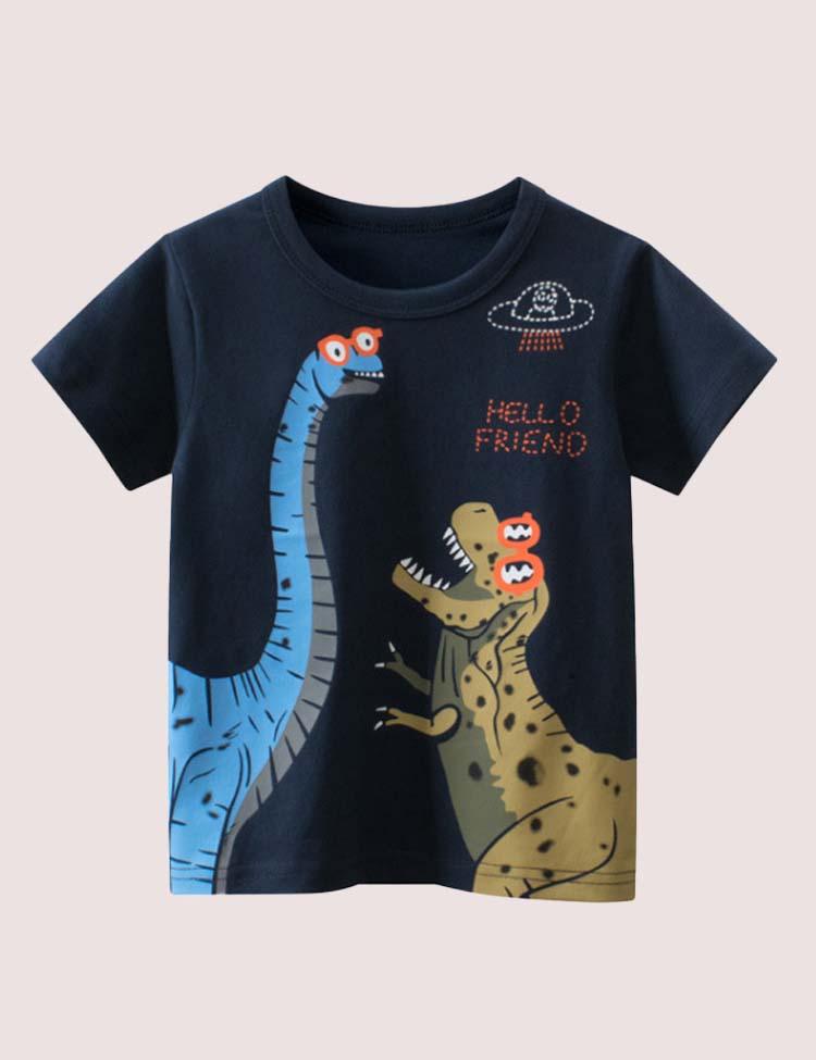 Cartoon Dinosaur T-shirt - CCMOM