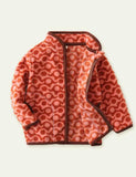 Cartoon Print Polar Fleece Jacket - CCMOM