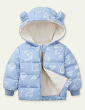 Cartoon Printed down Cotton-Padded Jacket