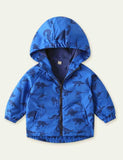 Cartoon Printing plus Velvet Shell Jacket - CCMOM