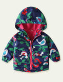 Cartoon Printing plus Velvet Shell Jacket - CCMOM