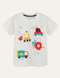 Cartoon Vehicle T-shirt - CCMOM