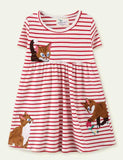 Cat Appliqué Dress