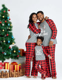 Christmas Antlers Letter Printed Family Matching Pajamas - CCMOM