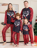 Christmas Antlers Printed Family Matching Pajamas