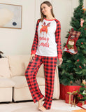 Christmas Deer Letter Printed Pajamas Family Matching Suit - CCMOM