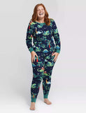 Christmas Dinosaur Print Family Matching Pajamas - CCMOM