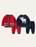 Christmas Elk Cardigan Suit - CCMOM