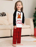 Christmas Elk Plaid Family Machting Pajamas - CCMOM