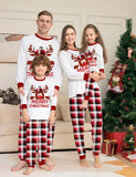 Christmas Elk Printing Family Matching Pajamas