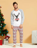 Christmas Elk Printing Family Matching Pajamas - CCMOM