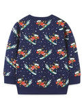 Christmas Elk Printing Sweatshirt - CCMOM