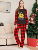 Christmas Golden Elk Family Matching Pajamas - CCMOM