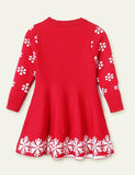 Christmas Knitted Sweater Dress - CCMOM