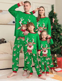 Christmas L Elk Printing Family Matching Pajamas