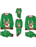 Christmas L Elk Printing Family Matching Pajamas - CCMOM