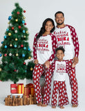 Christmas Letter Printing Family Matching Pajamas