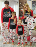 Christmas Letter Printing Family Matching Pajamas