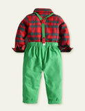 Christmas Overalls Party Suit - CCMOM