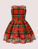 Christmas Plaid Party Dress - CCMOM