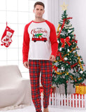 Christmas Plaid Stitching Family Matching Pajamas - CCMOM