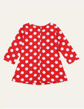 Christmas Polka Dot Snowman Dress - CCMOM