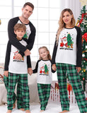 Christmas Printed Plaid Family Matching Pajamas - CCMOM