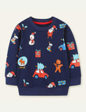 Christmas Printed Sweatshirt - CCMOM