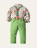 Christmas Shirt Suspender Set - CCMOM