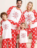 Christmas Snowflake Print Family Matching Pajamas - CCMOM