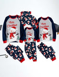 Christmas Snowman Print Family Matching Pajamas