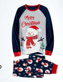 Christmas Snowman Print Family Matching Pajamas - CCMOM