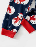 Christmas Snowman Print Family Matching Pajamas - CCMOM