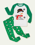 Christmas Snowman Printed Pajamas