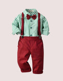 Christmas Striped Party Suit