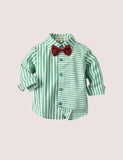 Christmas Striped Party Suit - CCMOM