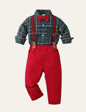 Christmas Suspender Pants Suit - CCMOM