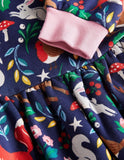 CLEARANCE - Festive Animals Printed Sweatshirt Dress - CCMOM