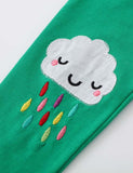 Cloud Appliqué Embroidery Leggings - CCMOM