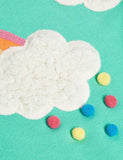 Cloud Rainbow Appliqué Sweatshirt - CCMOM