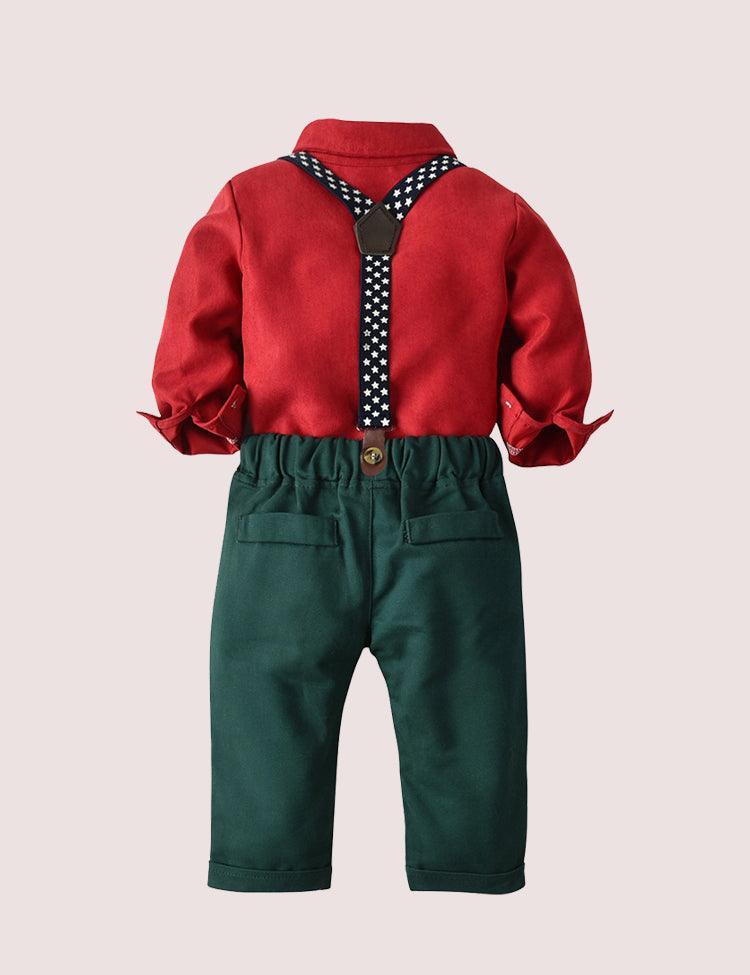 Cristmas Overalls Party Suit - CCMOM