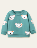 Cute Bear Printed Sweatshirt