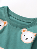 Cute Bear Printed Sweatshirt - CCMOM