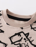 Cute Dinosaur Full Printed Sweatshirt - CCMOM