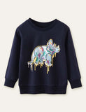 Cute Dinosaur Printed Sweatshirt - CCMOM