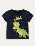 Cute Dinosaur Printed T-shirt